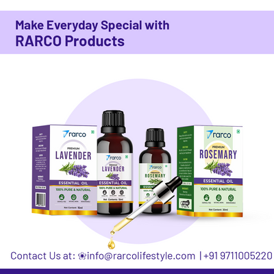 RARCO Lavender Essential Oil 15ML | 100% Pure & Natural | Skin, Hair & Relaxation