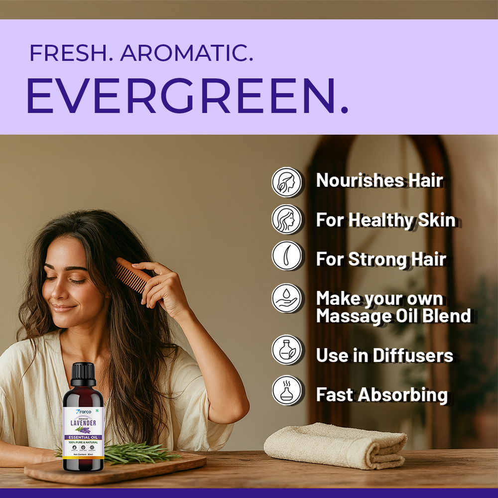 RARCO Lavender Essential Oil 15ML | 100% Pure & Natural | Skin, Hair & Relaxation