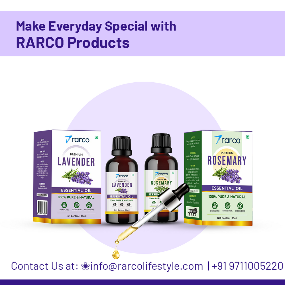 RARCO Lavender Essential Oil 30ML | 100% Pure & Natural | Skin, Hair & Relaxation